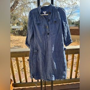 Blue lagenlook tunic/dress